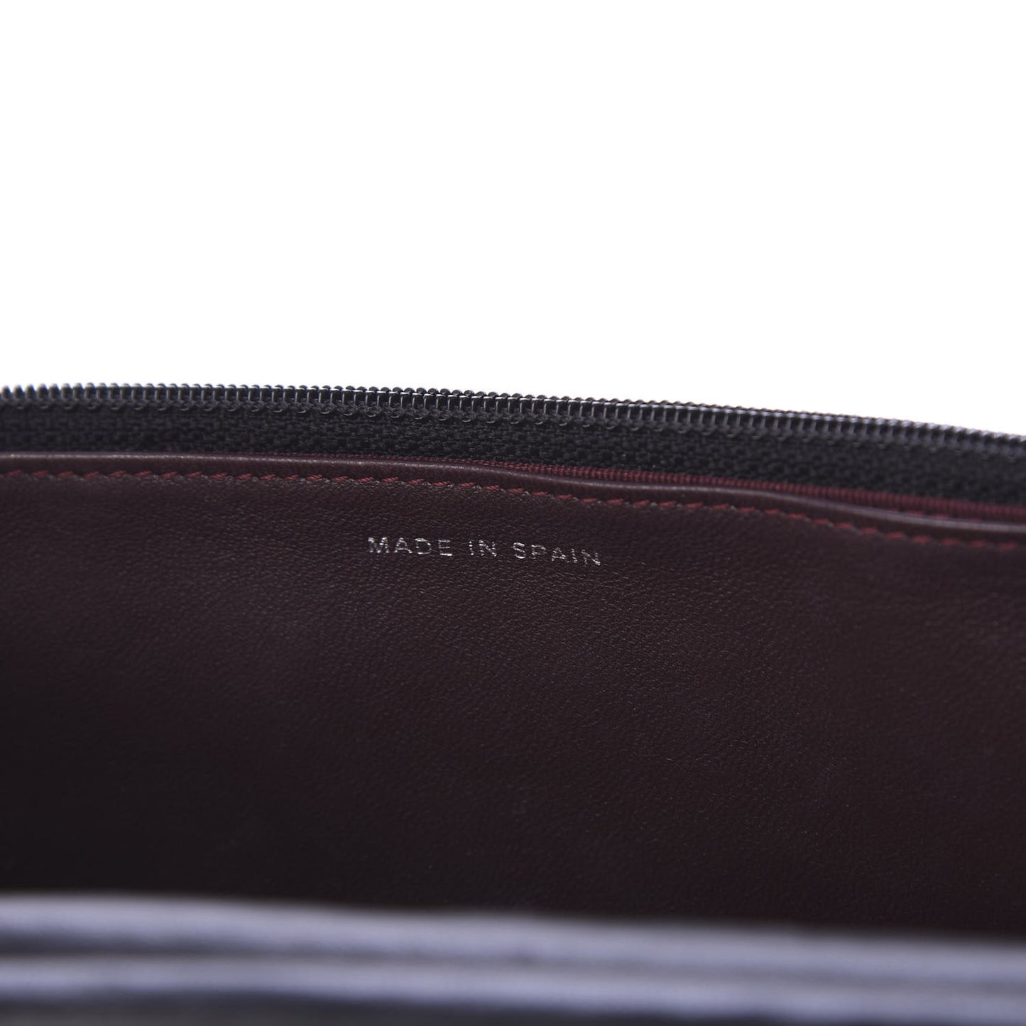 Lambskin Quilted Wallet On Chain WOC Black