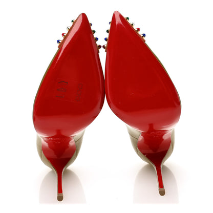 Christian Louboutin Kid Cabo 120 Pumps  36 Tilleul Multicolor 6 of 11