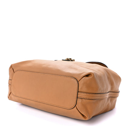 Chloe Calfskin Medium Elsie Satchel Caramel 9 of 11