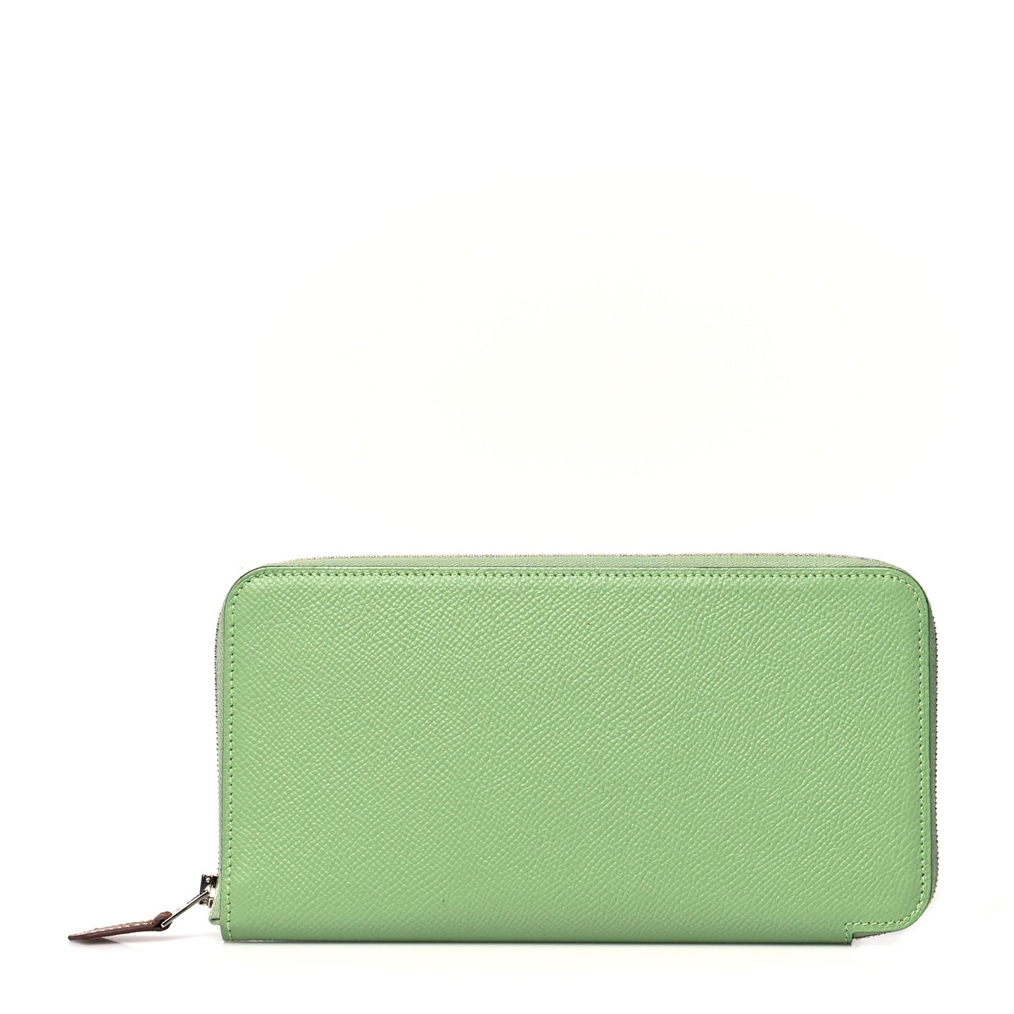Epsom Silk'In Wallet Vert Criquet