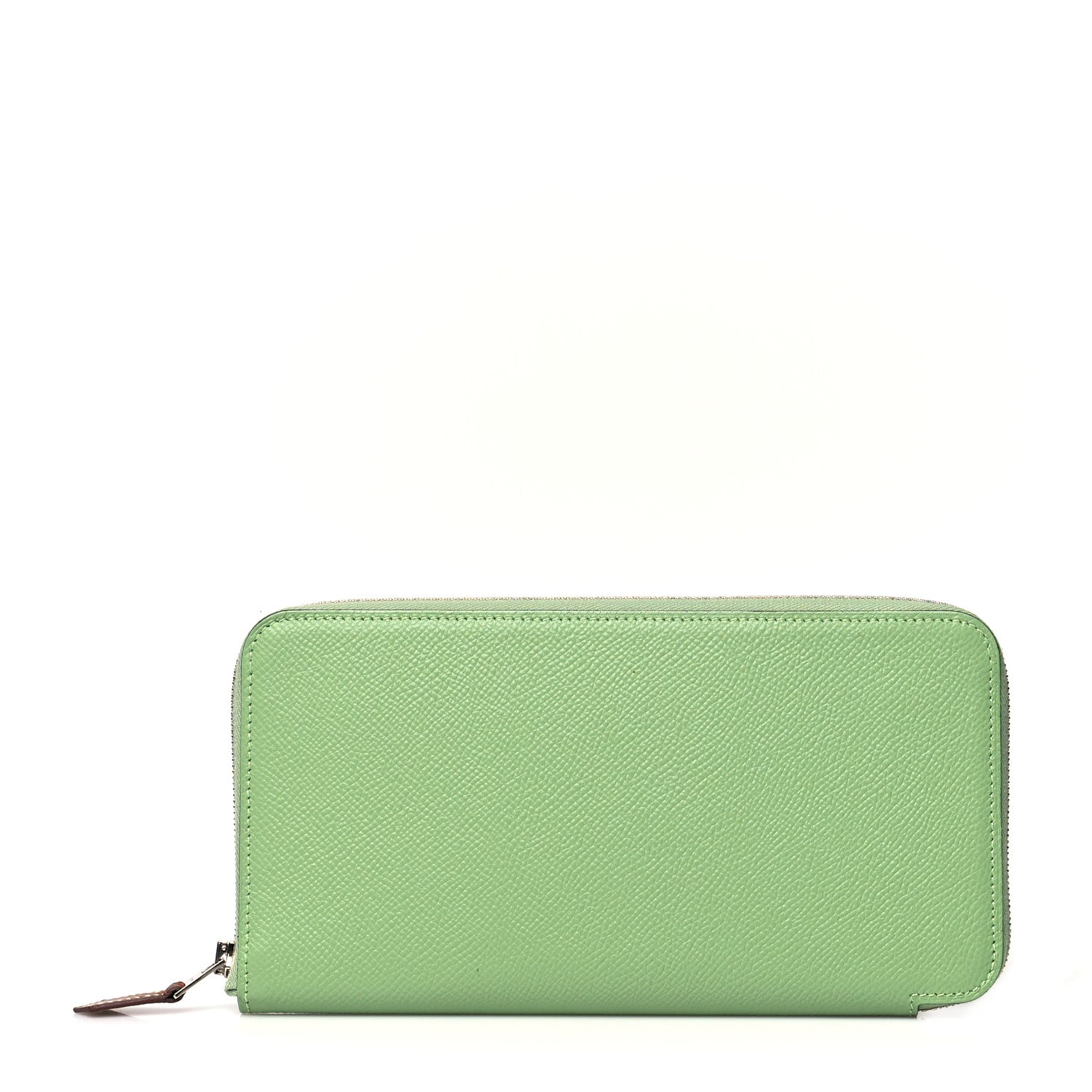 Hermes Epsom Silk'In Wallet Vert Criquet 1 of 8