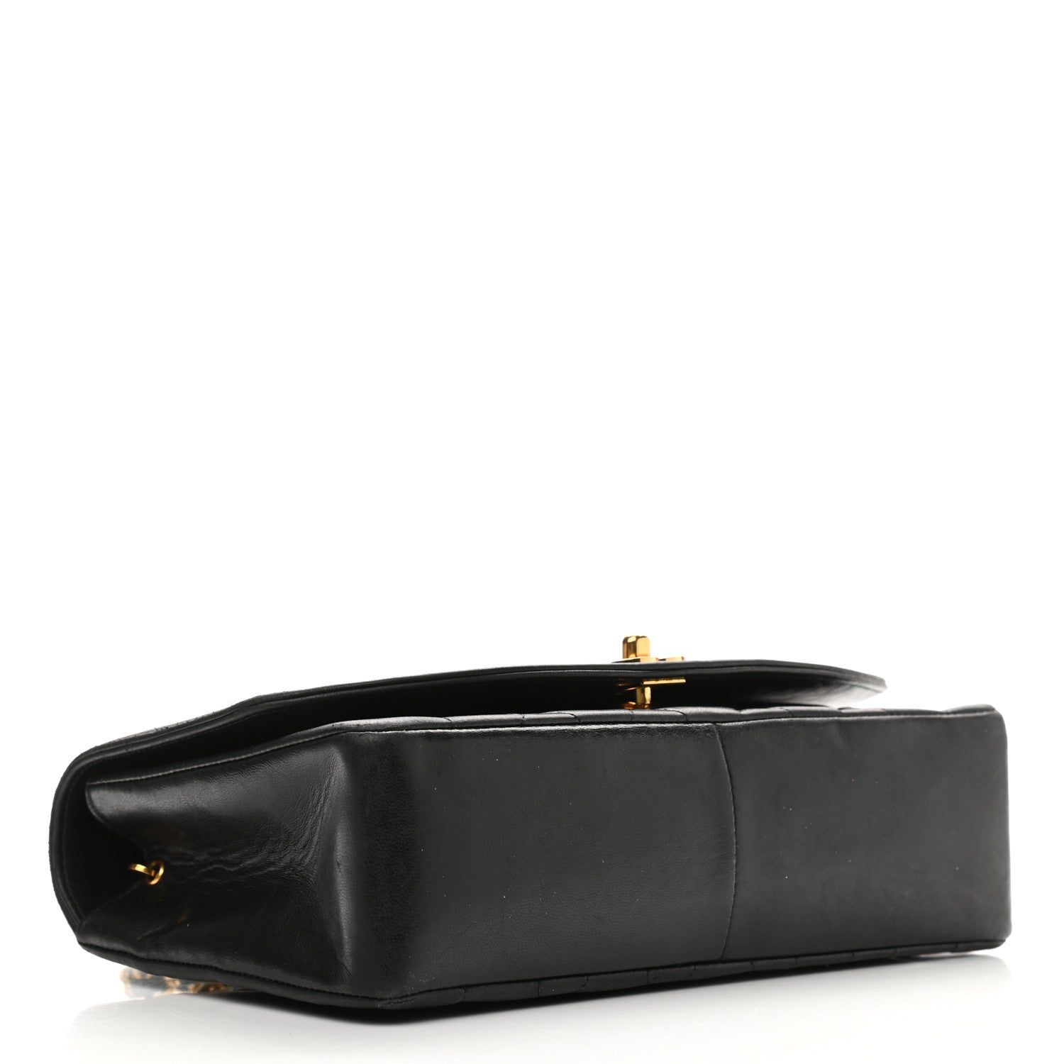 Chanel Lambskin Quilted Medium Single Flap Black 4 of 10