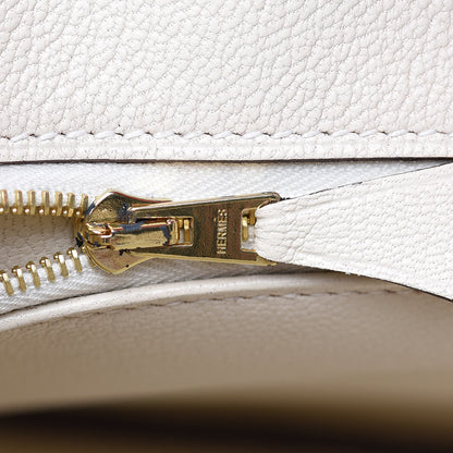 Hermes Epsom Horseshoe Birkin 30 Rose Azalee Craie 22 of 34