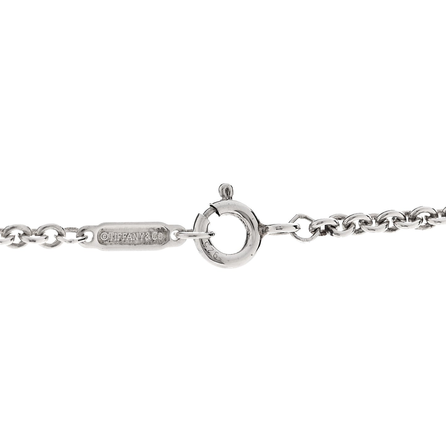 Sterling Silver Concave Cross Pendant Necklace