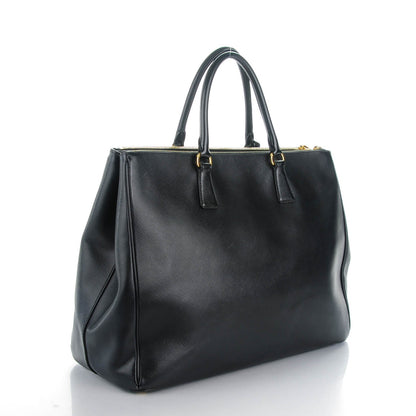 Prada Saffiano Lux Extra Large Galleria Double Zip Tote Black 3 of 8