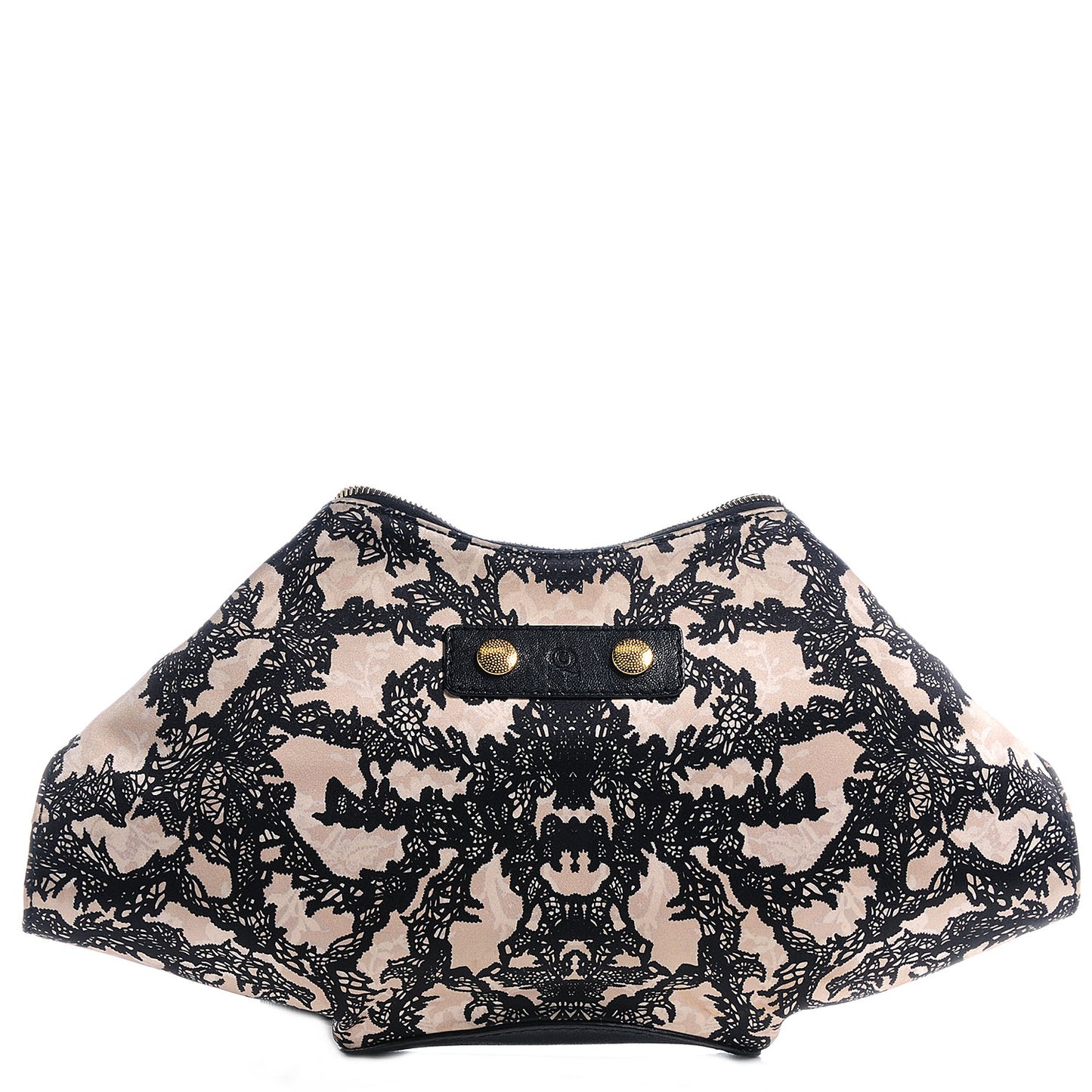 Silk De Manta Lace Print Clutch