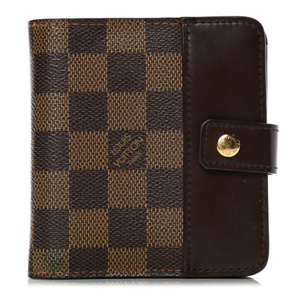 Louis Vuitton Damier Ebene Zippe Zipped Compact Wallet 1 of 9