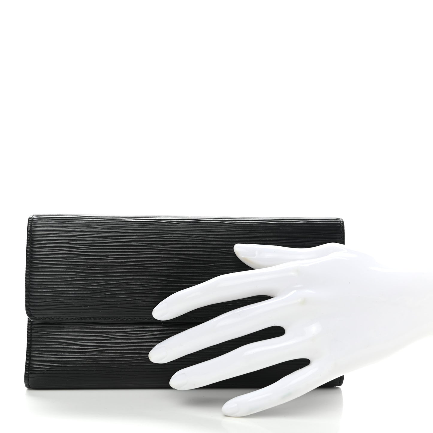 Epi Porte Tresor International Wallet Black