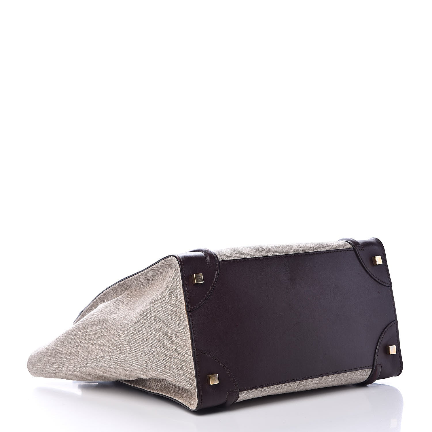 Celine Calfskin Linen Mini Tri-Color Luggage 4 of 17