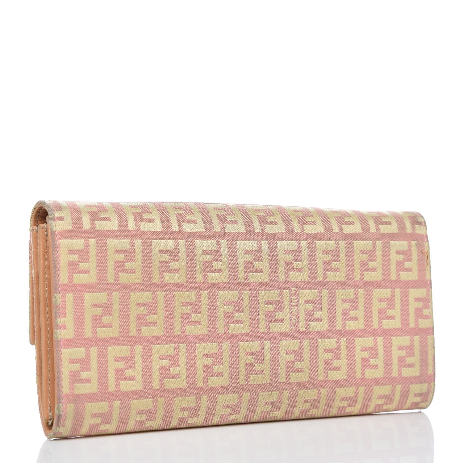 Fendi Zucca Continental Wallet Pink 3 of 13