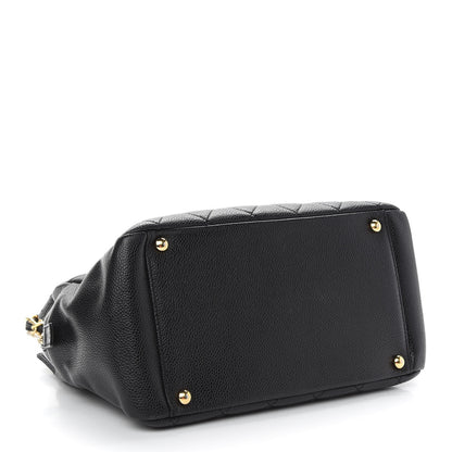 Chanel Caviar Quilted Petit Timeless Tote PTT Black 4 of 9
