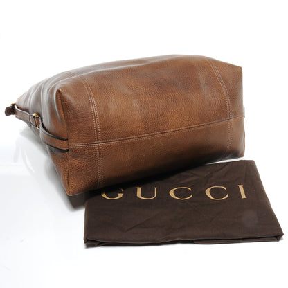 Gucci Calfskin Large Harness Hobo Maple Brown 4 of 9