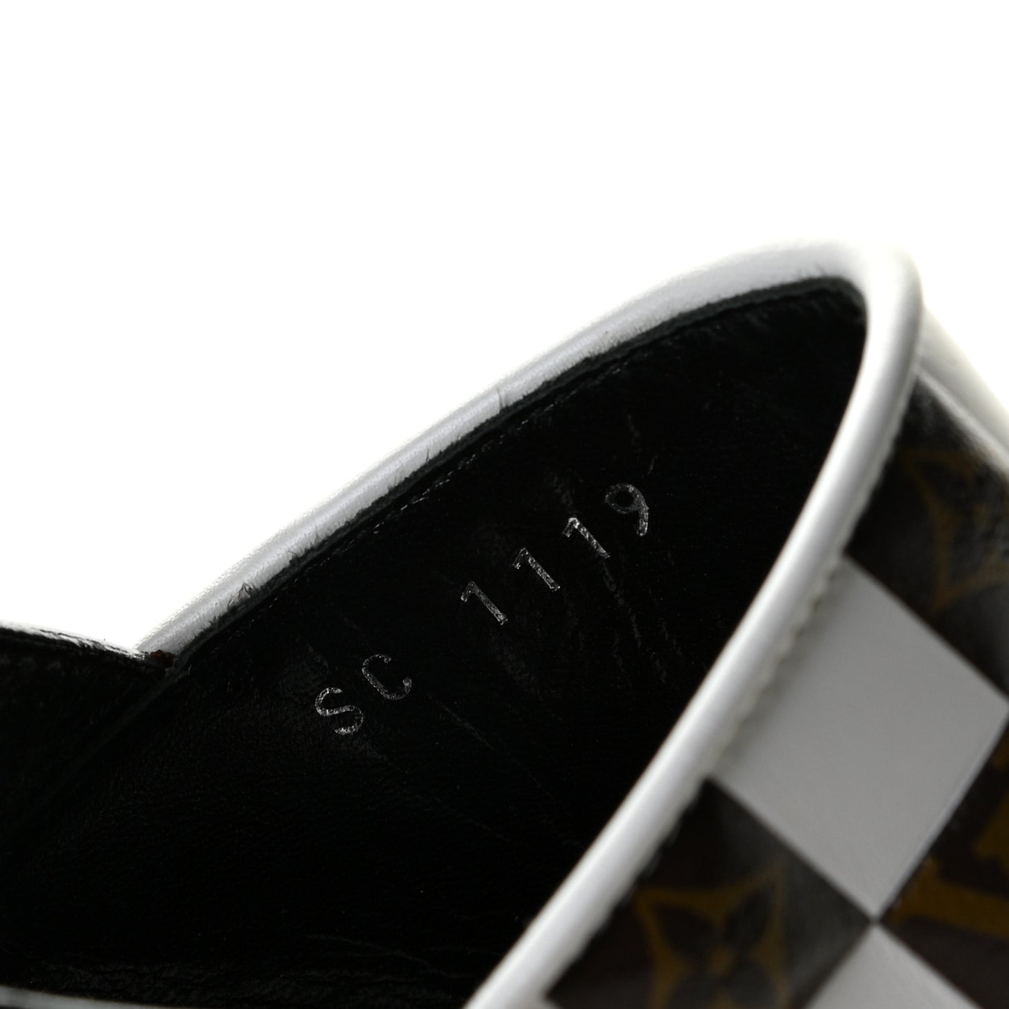 Monogram Calfskin Matchmake Flat Thong Sandals 36.5 Black