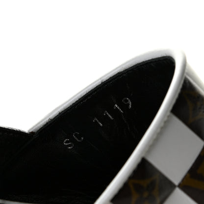 Louis Vuitton Monogram Calfskin Matchmake Flat Thong Sandals 36.5 Black 7 of 10