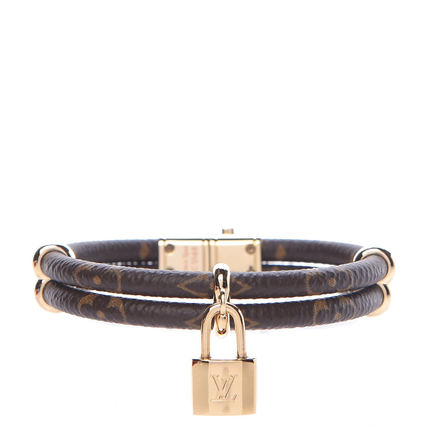 Louis Vuitton Monogram Keep It Twice Bracelet 17 1 of 6