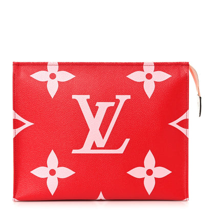 Louis Vuitton Monogram Giant Toiletry Pouch 26 Rouge 1 of 10