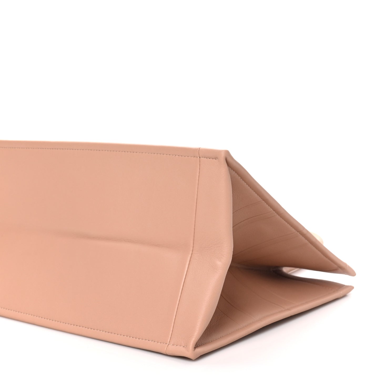 Calfskin Embossed Medium Book Tote Rose de Vents