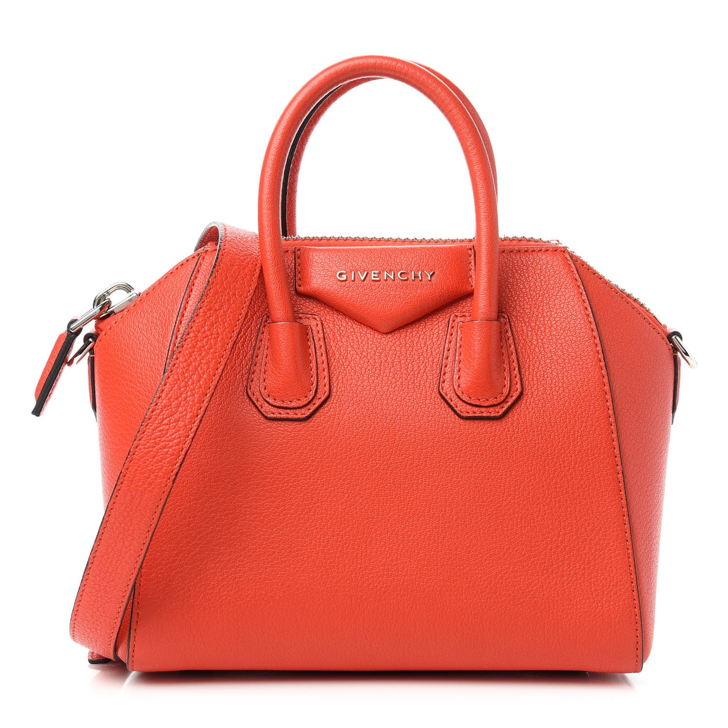 Givenchy Sugar Goatskin Mini Antigona Pop Red 1 of 10