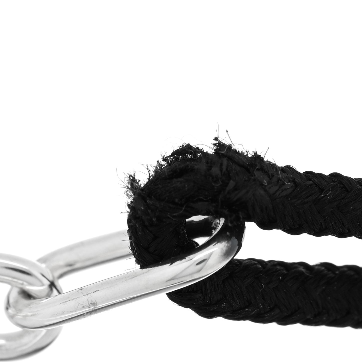 X UNICEF Sterling Silver Lockit Bracelet Black