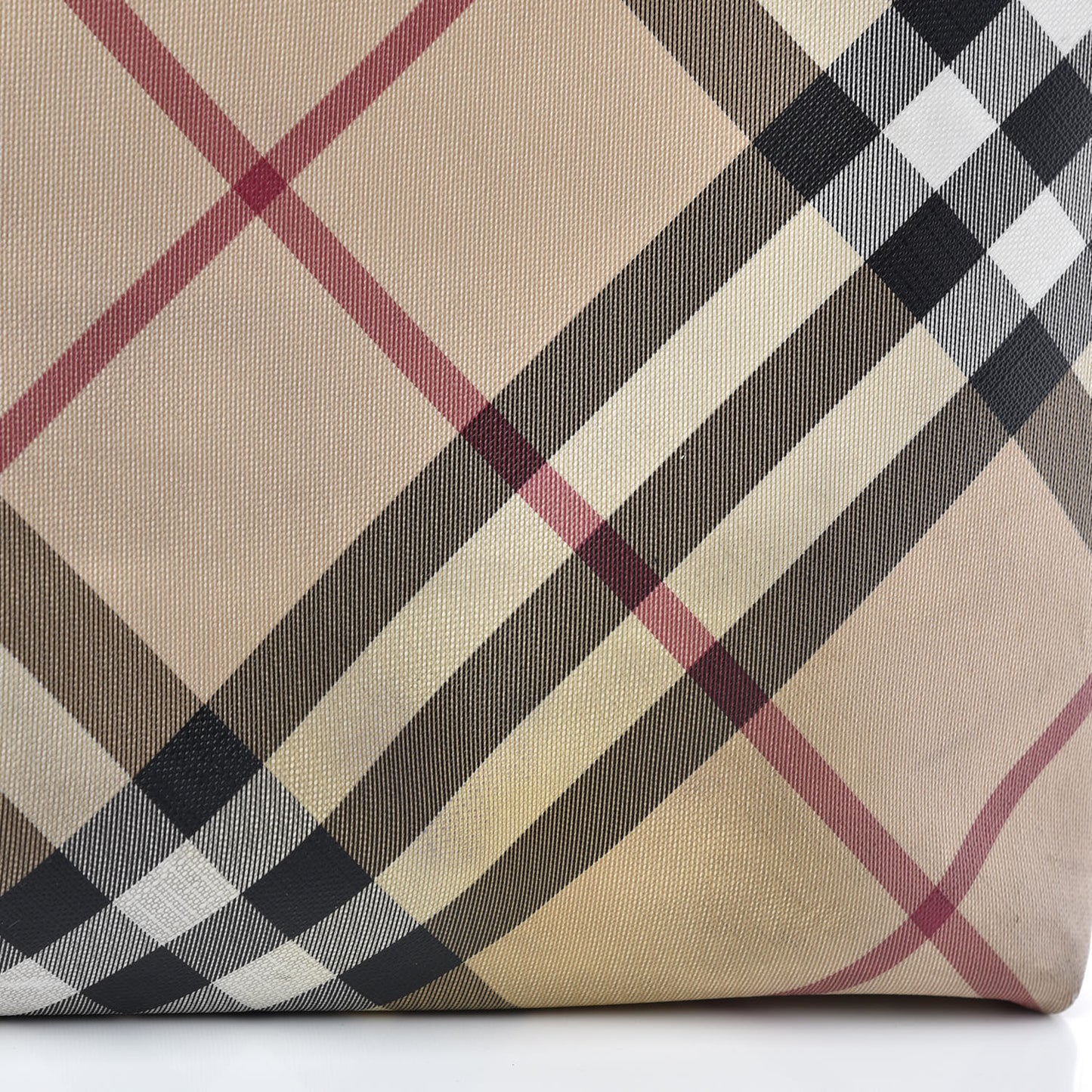 Supernova Check Tote Black