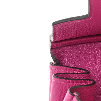 Hermes Togo Birkin 25 Rose Pourpre 16 of 16