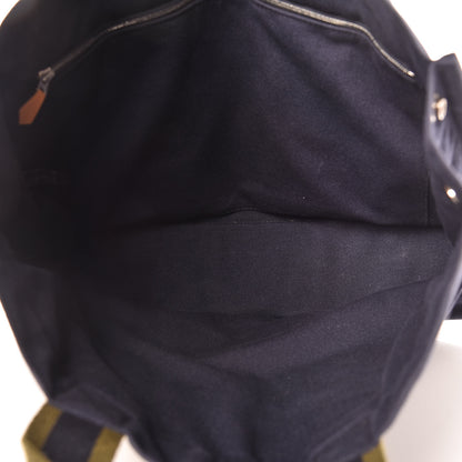 Hermes Canvas Fourre Tout MM Navy 5 of 17