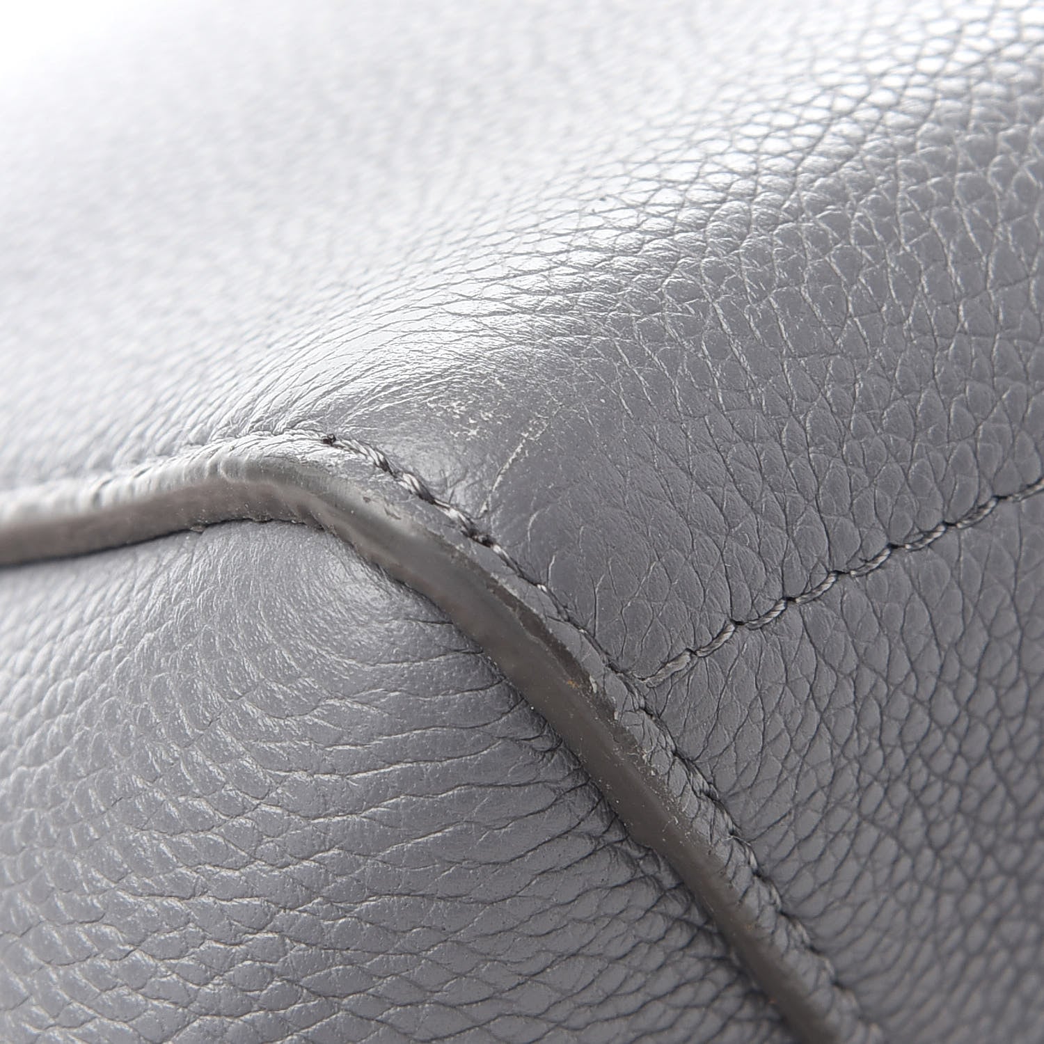 Celine Soft Grained Calfskin Sangle Bucket Bag Grey 10 of 11