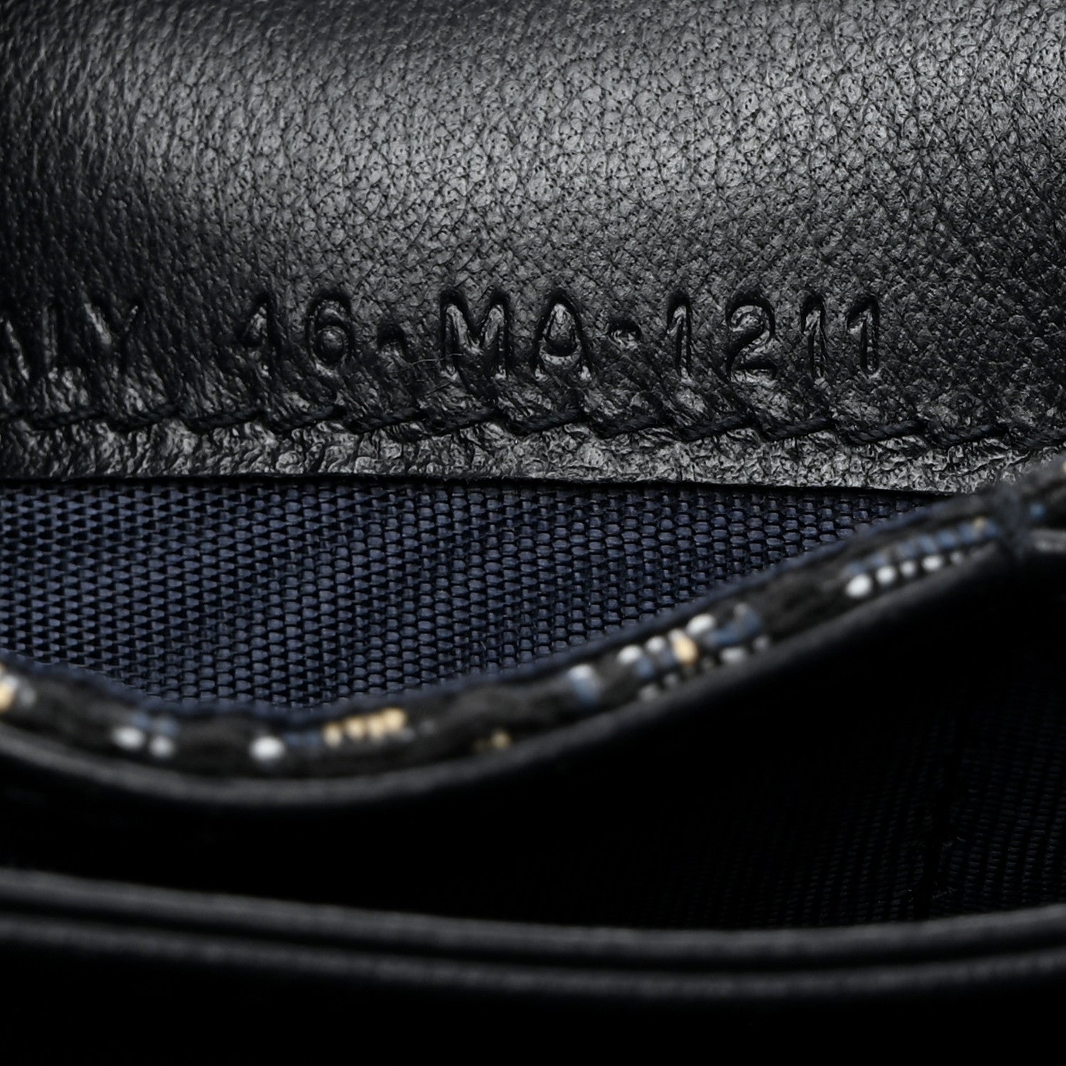 Christian Dior Oblique Saddle 5-Gusset Card Holder Blue 8 of 8