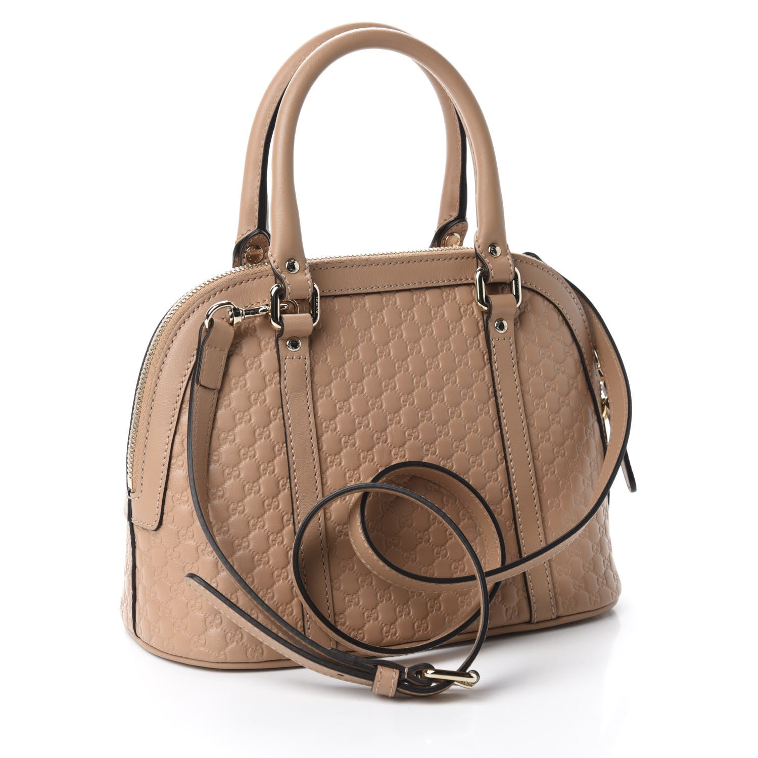 Gucci Soft Microguccissima Mini Dome Bag Camelia 3 of 10