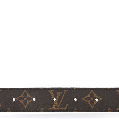 Louis Vuitton Calfskin Monogram 30mm LV Initiales Reversible Belt 90 36 Black 5 of 6