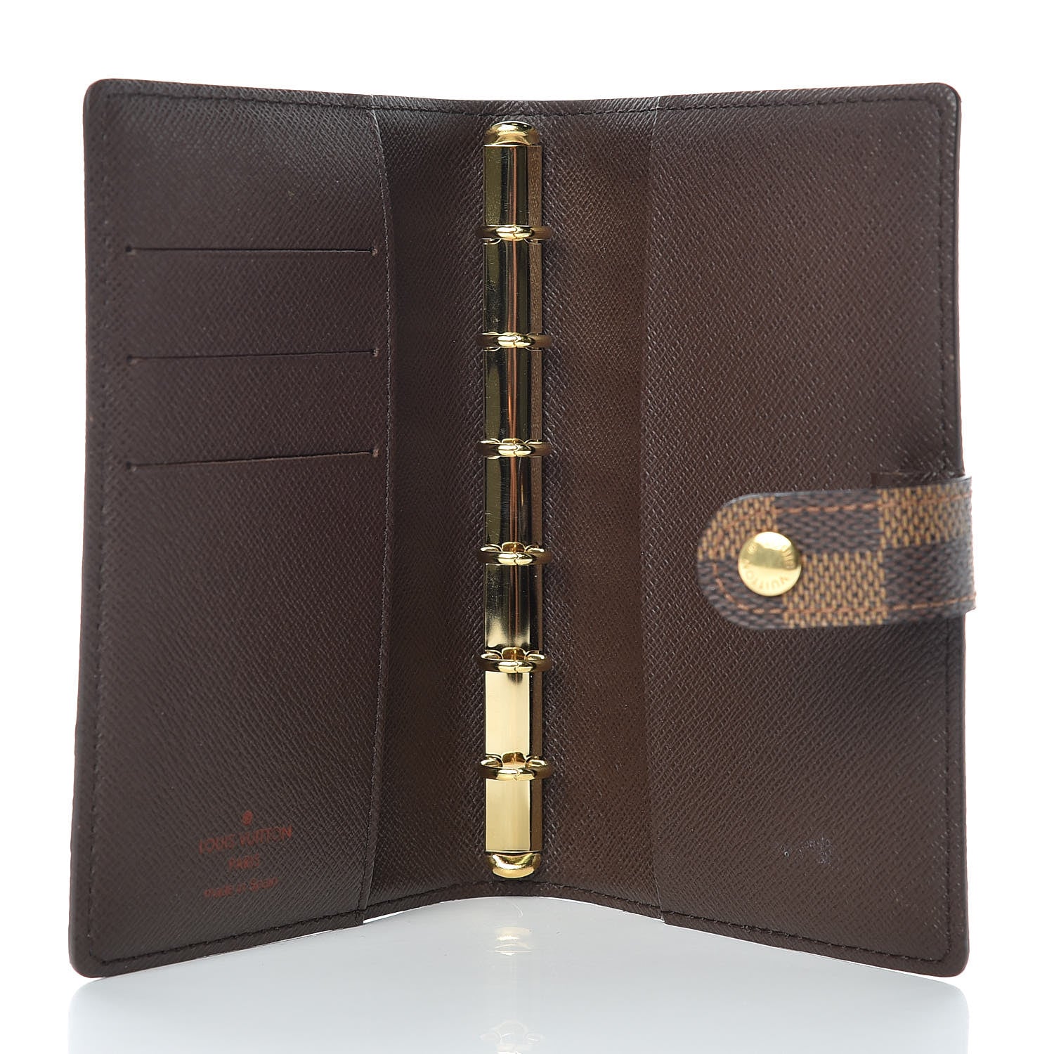 Louis Vuitton Damier Ebene Small Ring Agenda Cover 5 of 10