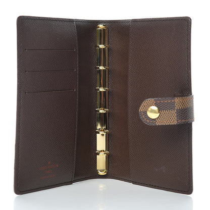 Louis Vuitton Damier Ebene Small Ring Agenda Cover 5 of 10