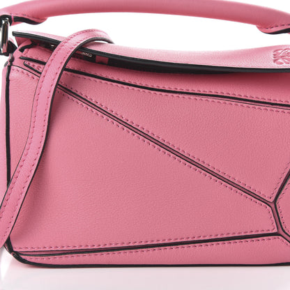 Loewe Calfskin Mini Puzzle Bag Wild Rose 9 of 10