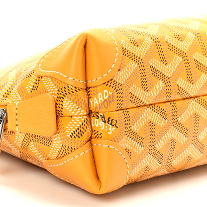 Goyard Goyardine Vendome Toiletry Pouch Yellow 7 of 8