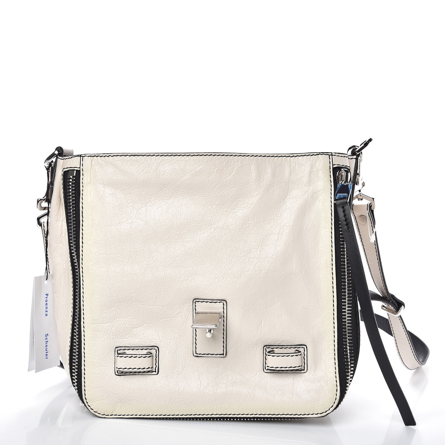 Proenza Schouler Crackled Lambskin PS1 Plus Zip Backpack Clay 12 of 14