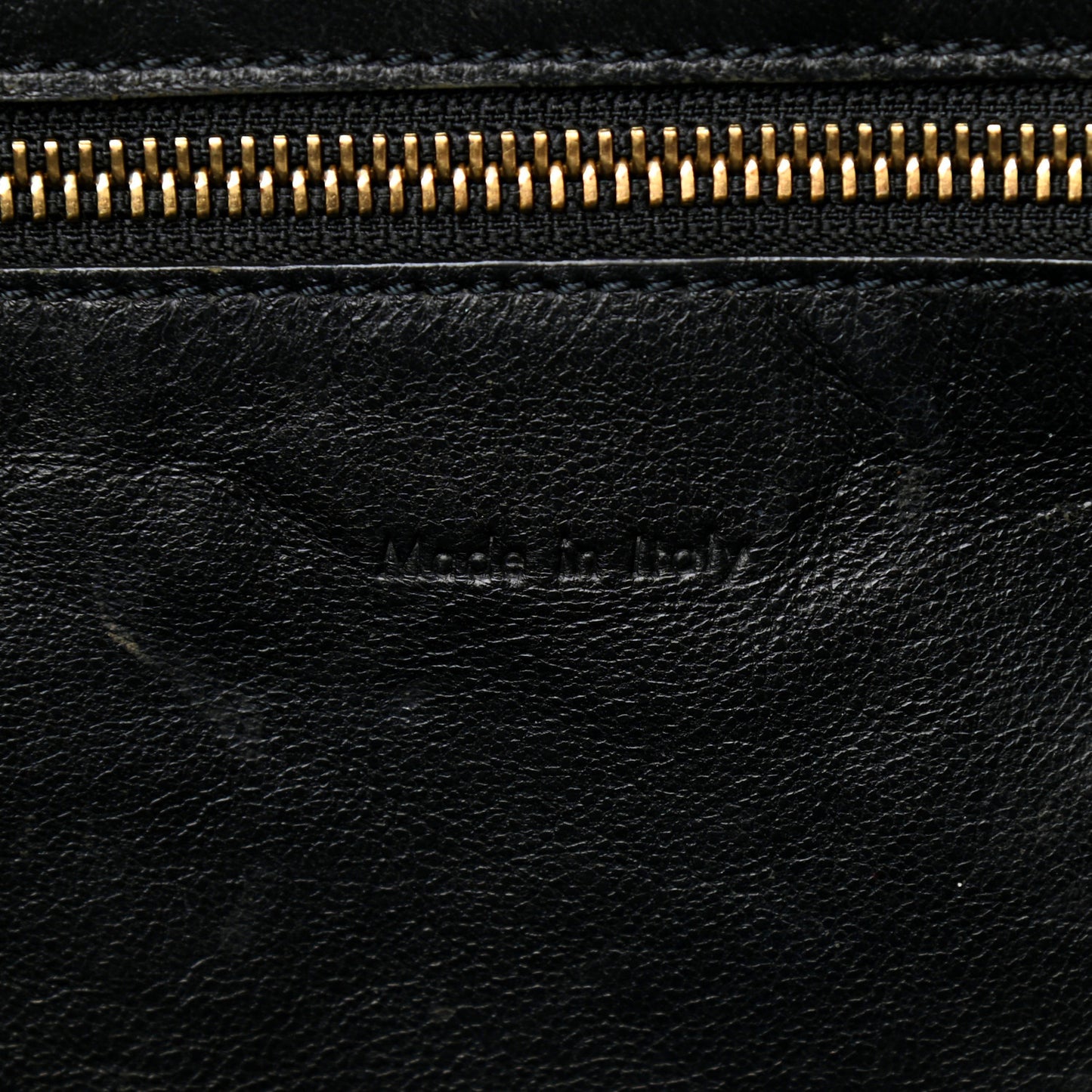 Smooth Calfskin Mini Bi-Color Luggage Forest Black