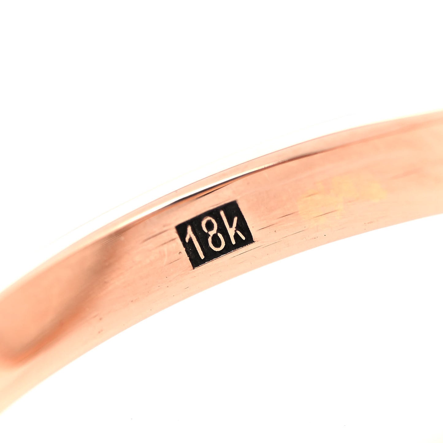 18K Rose Gold Champagne Diamond Chalcedony Cocktail Ring 60 9