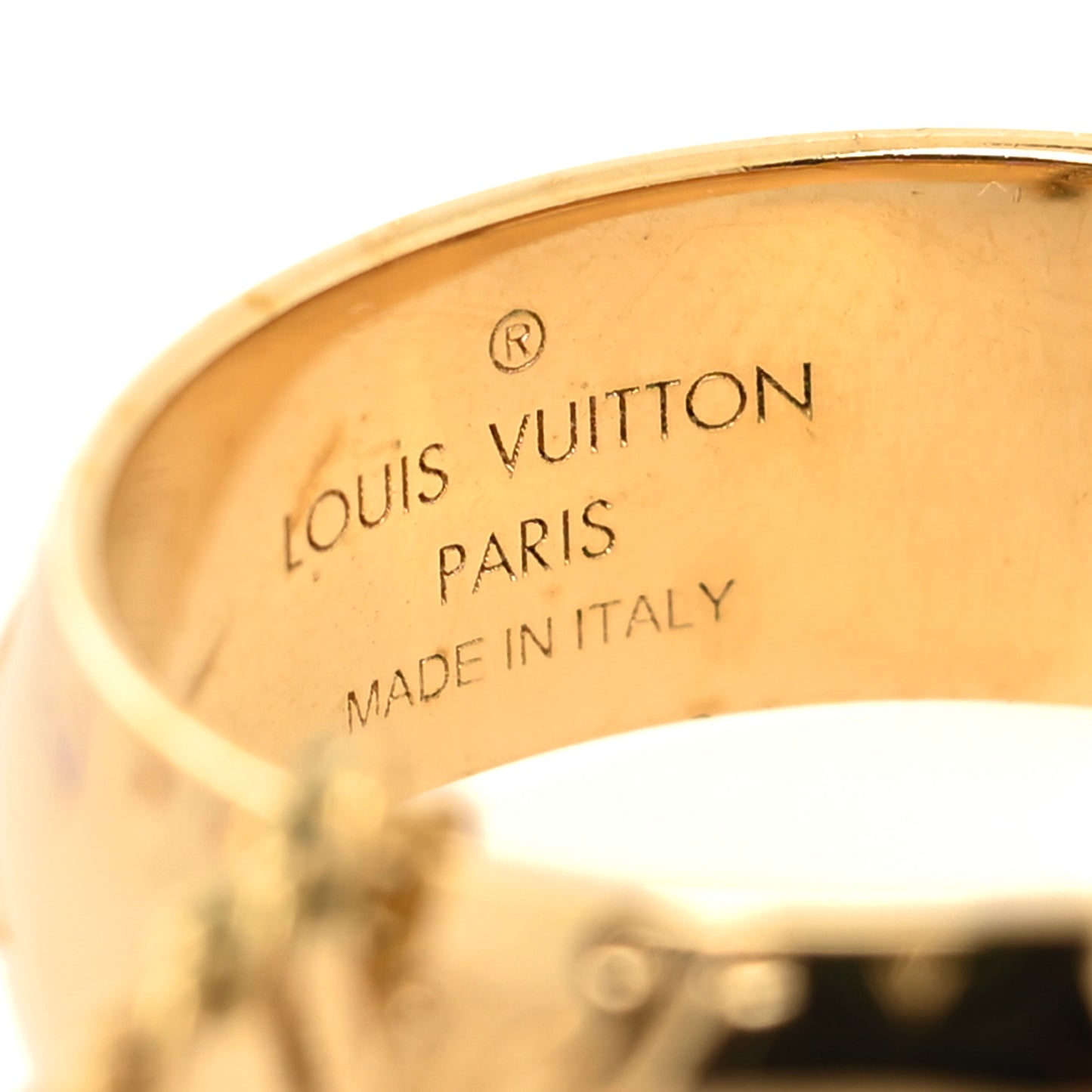 Monogram LV Charms Necklace Gold