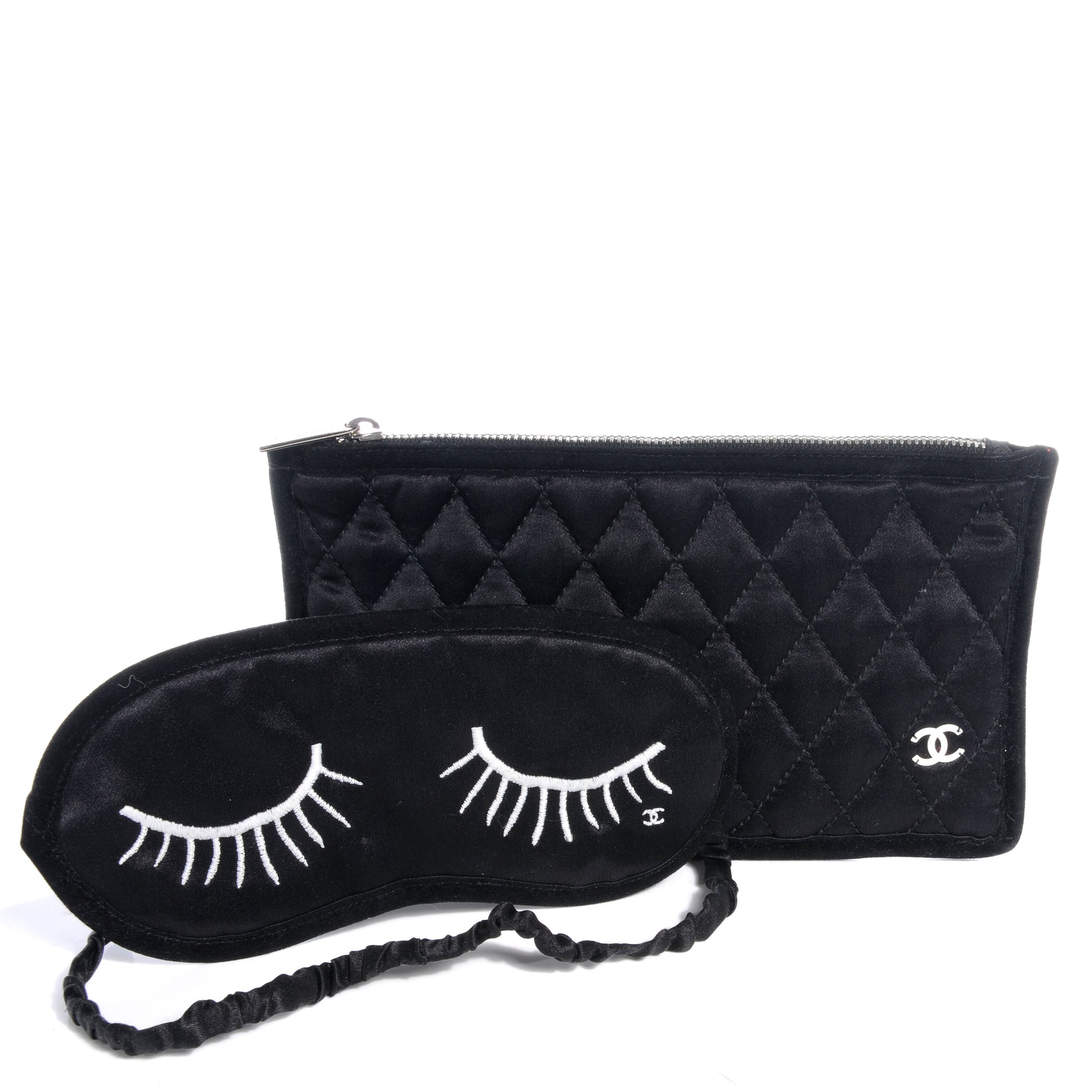 Chanel Silk Eyelid Sleeping Mask Black 1 of 10