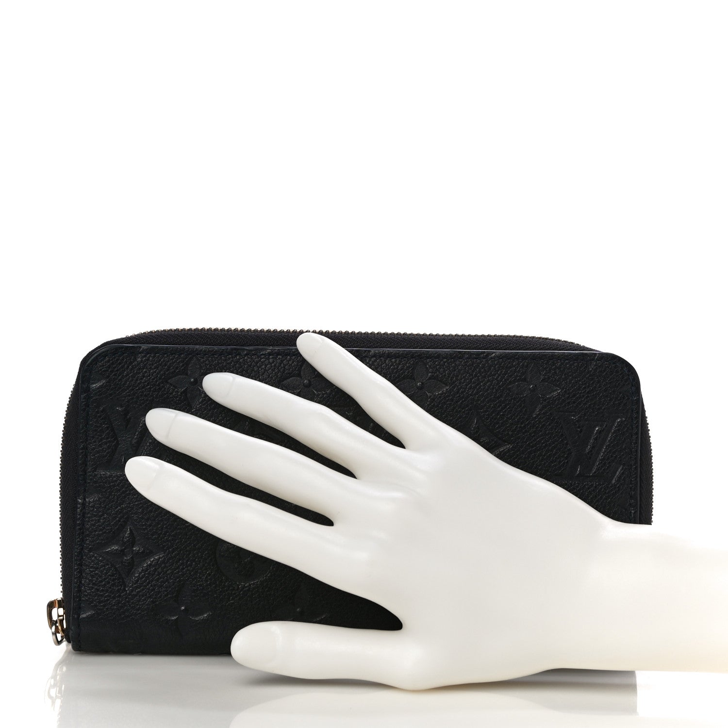 Louis Vuitton Empreinte Secret Long Wallet Black 2 of 12