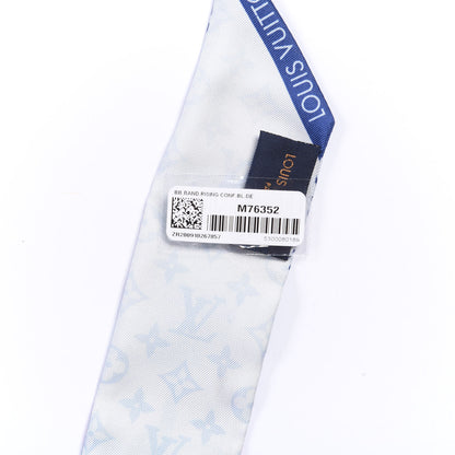 Louis Vuitton Silk Monogram Rising Confidential BB Bandeau Denim 2 of 3