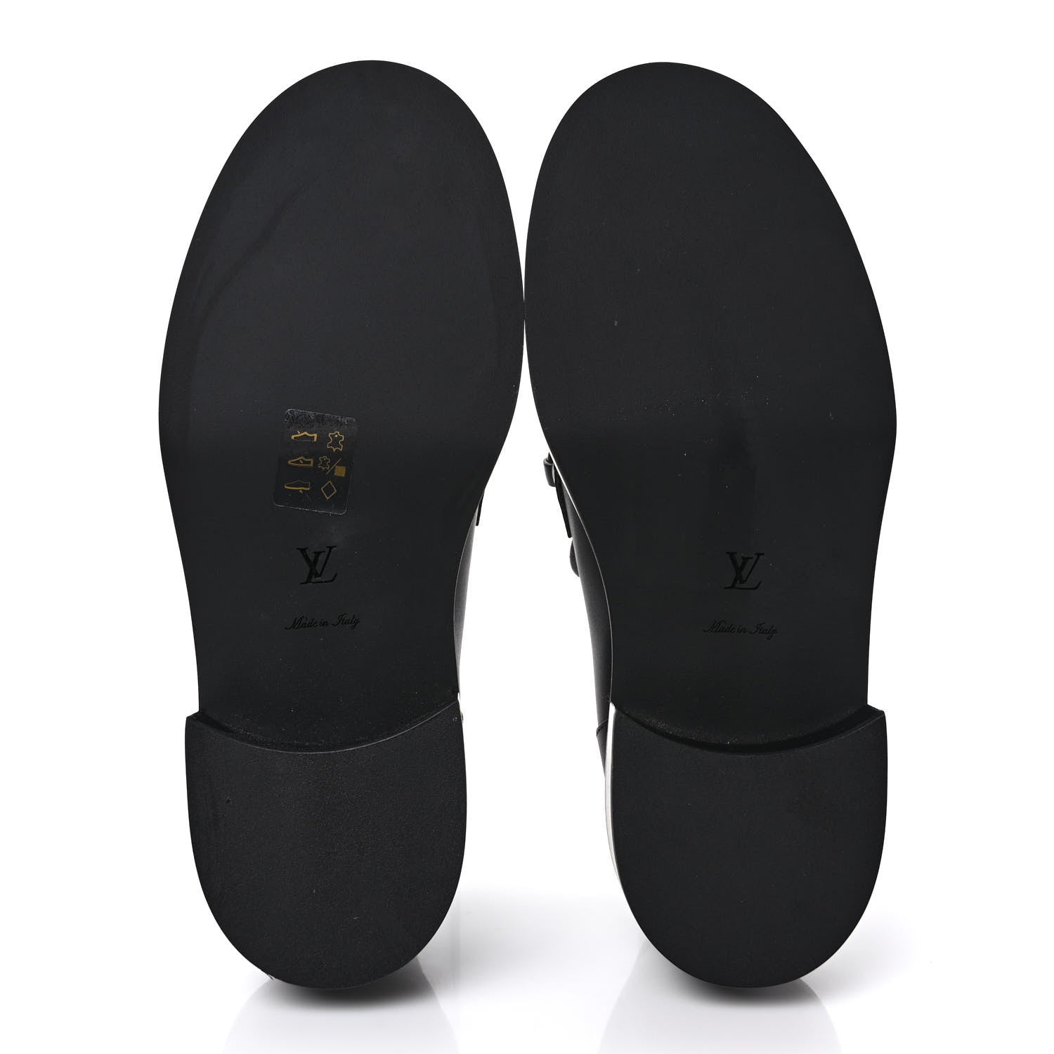 Louis Vuitton Calfskin Oversized Chain Academy Loafers 39.5 Black 5 of 7