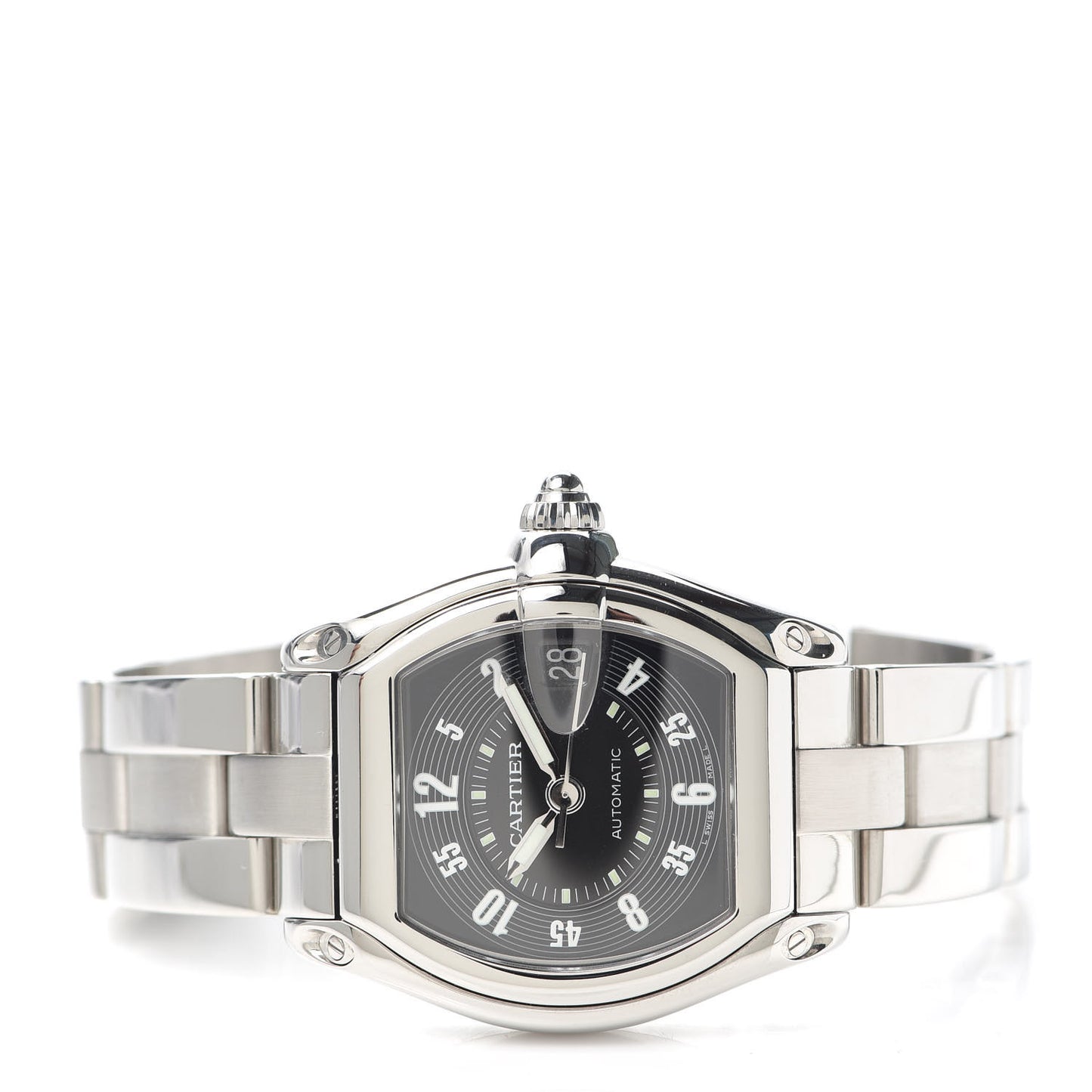 Stainless Steel 37mm Roadster Automatic Watch Black