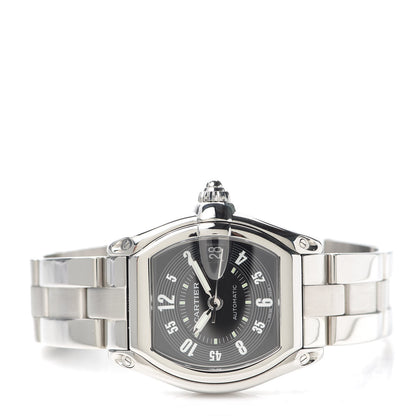 Cartier Stainless Steel 37mm Roadster Automatic Watch Black 2 of 5