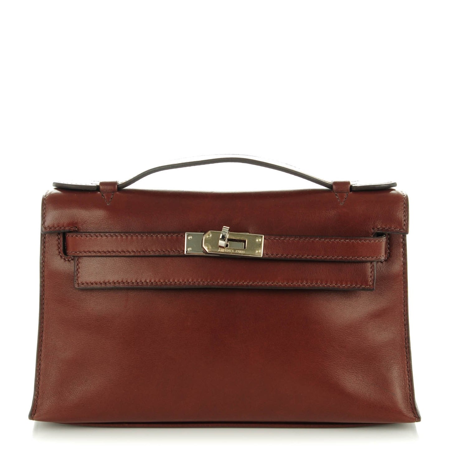 Evercalf Kelly Pochette Clutch Havane