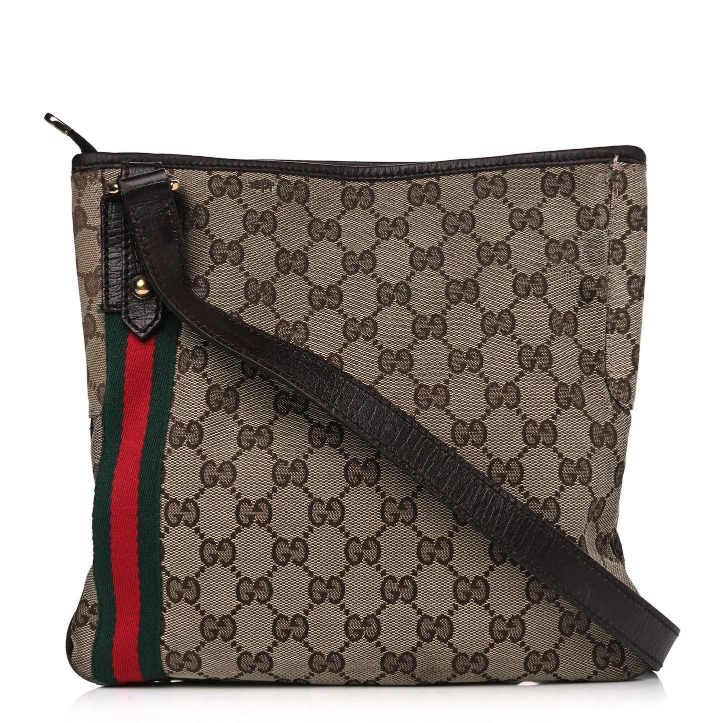 Monogram Web Jolicoeur Charms Messenger Dark Brown
