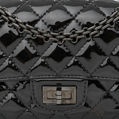Chanel Patent Calfskin Quilted 2.55 Reissue Mini Flap So Black 8 of 12