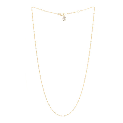 Cartier 18K Yellow Gold Cube Chain Necklace 3 of 5