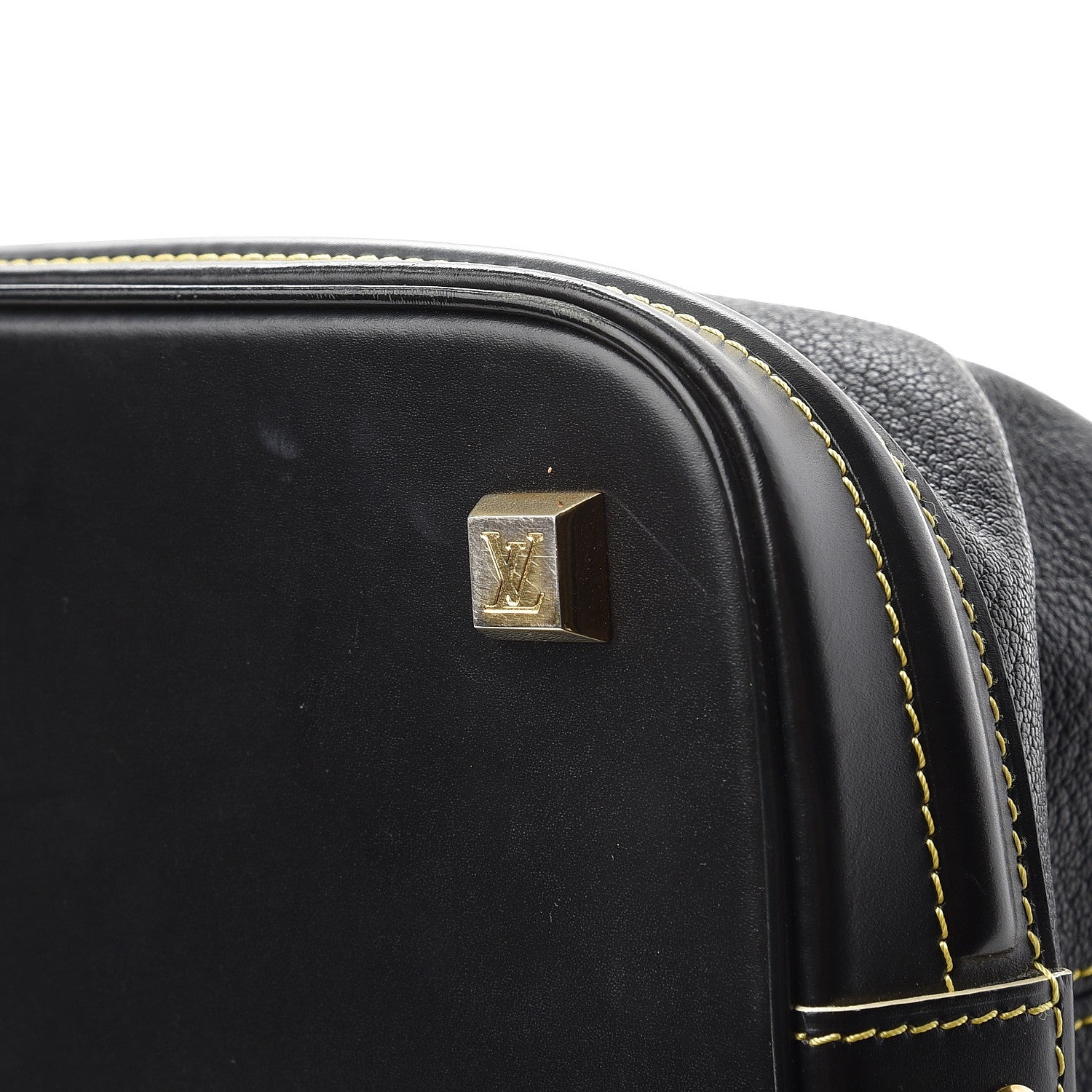 Louis Vuitton Suhali Lockit MM Black 11 of 12
