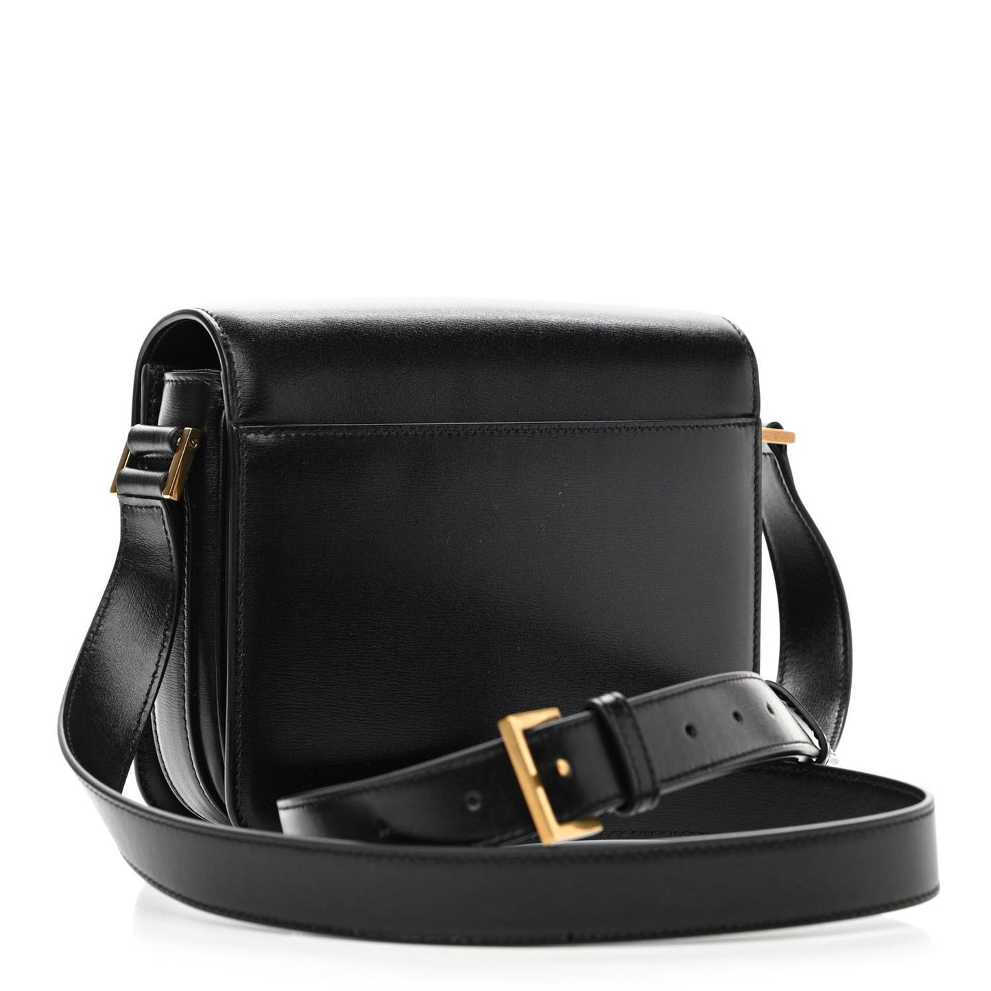 Calfskin Le 61 Shoulder Bag Black